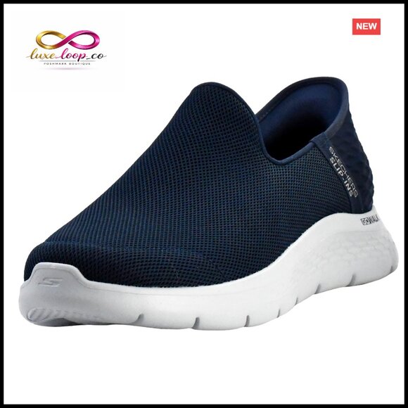 Men's Slip-On Walking Sneakers with Memory Foam and Flex Pillars